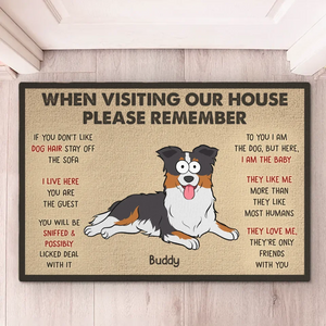 Dogs Make The Best Housemates - Dog Personalized Custom Home Decor Decorative Mat - House Warming Gift For Pet Owners, Pet Lovers