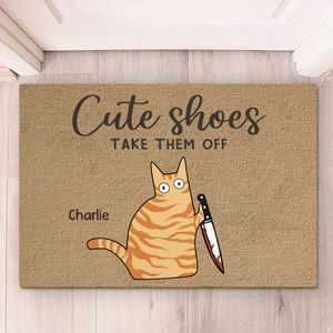Cats Are The True Rulers Of The Household - Cat Personalized Custom Home Decor Decorative Mat - House Warming Gift For Pet Owners, Pet Lovers