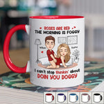 I'm Naughty But You Like It - Couple Personalized Custom Accent Mug - Gift For Husband Wife, Anniversary