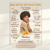 Custom Photo I Don't Chase I Attract Self-Love - Affirmation Personalized Custom Rectangle Shaped Acrylic Plaque - Gift For Yourself