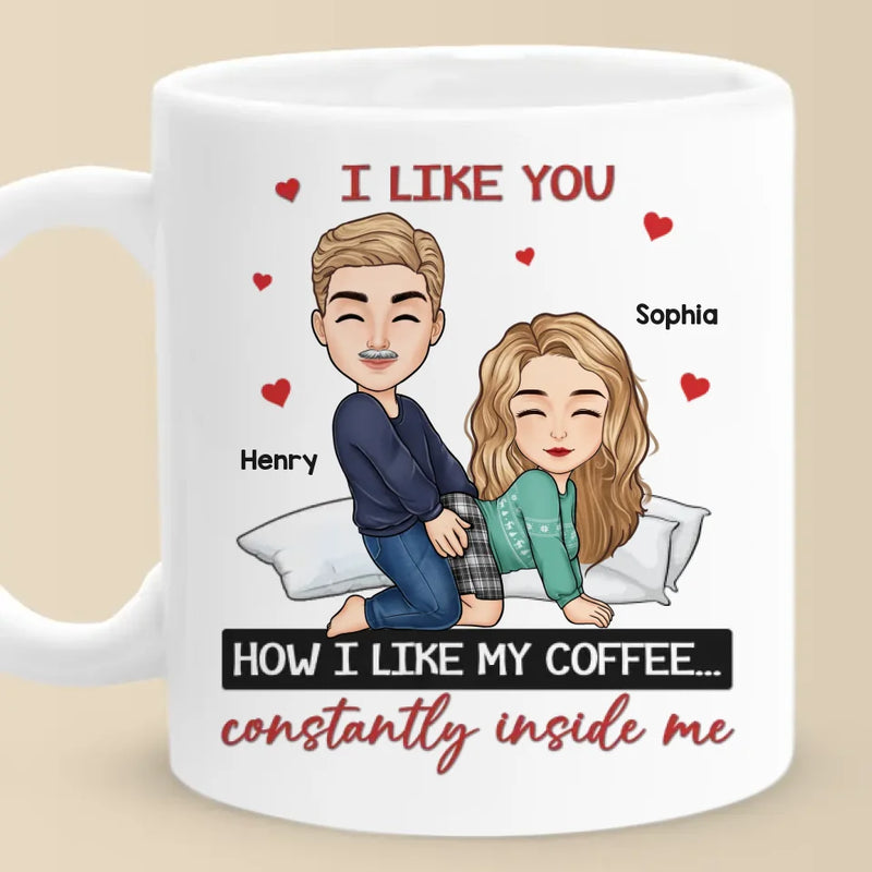 Love Is Better With You - Couple Personalized Custom Mug - Gift For Husband Wife, Anniversary