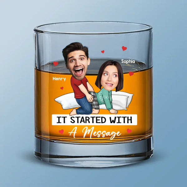 Personalized Couples Initials Shot