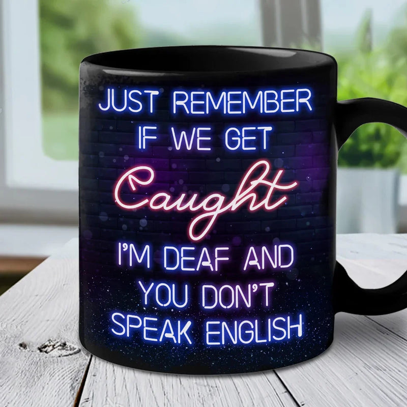 Forever Your Ride Or Die - Bestie Personalized Custom Black Mug - Gift For Best Friends, BFF, Sisters