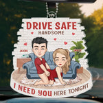 Born To Drive - Couple Personalized Custom Car Ornament - Acrylic Custom Shaped - Gift For Husband Wife, Anniversary