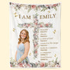 Custom Photo I Am A Child Of God Self-Love - Affirmation Personalized Custom Blanket - Gift For Yourself