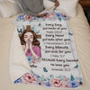 Every Day God Thinks Of You Self-Love Affirmations - Friend Personalized Custom Blanket - Gift For Best Friends, Family Members, Coworkers, Yourself