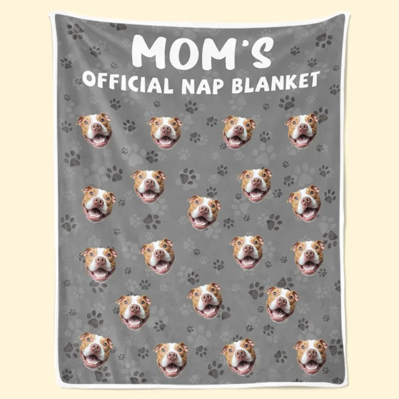 Custom Photo Official Nap Blanket - Dog & Cat Personalized Custom Blanket - Gift For Pet Owners, Pet Lovers