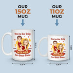 Custom Name Funny Wiener Couple Gifts - Personalized Mugs