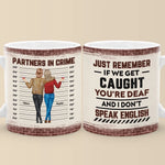 Partners In Mischief - Bestie Personalized Custom Mug - Gift For Best Friends, BFF, Sisters