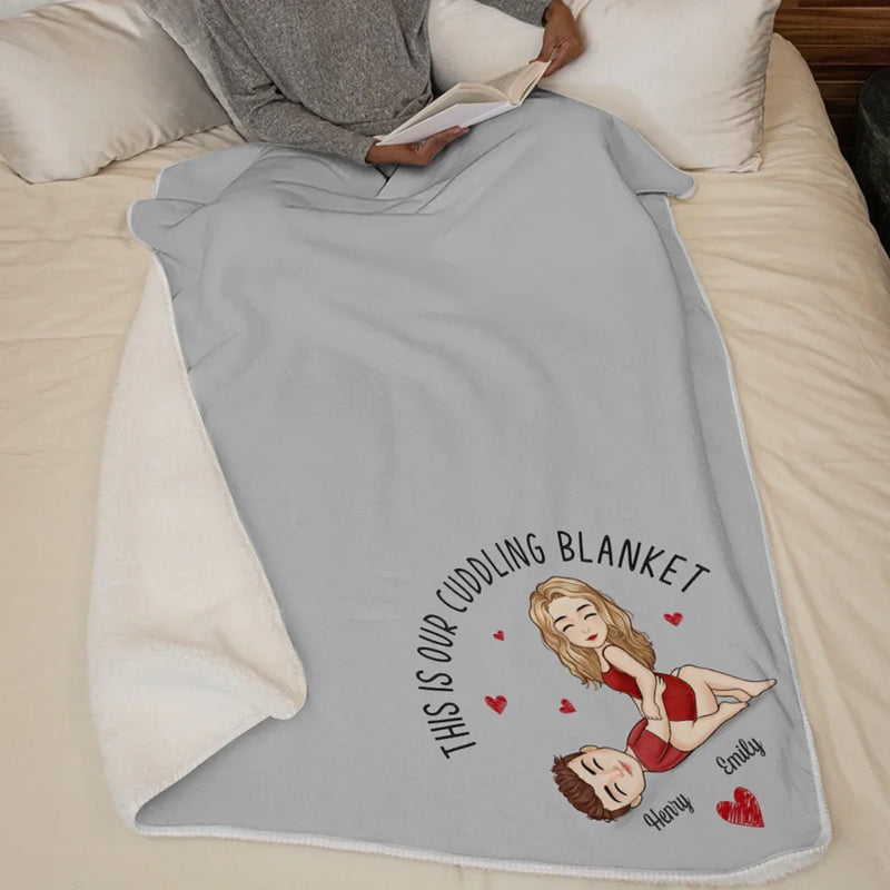 You Are My Favorite Thing To Do - Couple Personalized Custom Blanket - Gift For Husband Wife, Anniversary