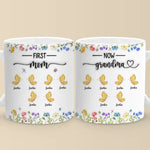 Like Butterflies, Their Love Transcends Generations - Family Personalized Custom 3D Inflated Effect Printed Mug - Gift For Mom, Grandma