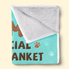 Eat, Sleep, Cuddle, Repeat - Dog & Cat Personalized Custom Blanket - Gift For Pet Owners, Pet Lovers