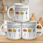 You’re The Sunshine That Helps Me Bloom - Family Personalized Custom Mug - Gift For Mom, Daughter