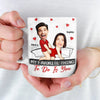Custom Photo You're My Favorite Cardio Workout - Couple Personalized Custom 3D Inflated Effect Printed Mug - Gift For Husband Wife, Anniversary