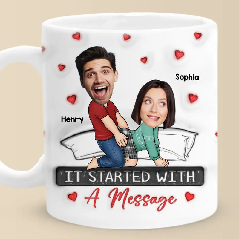 Custom Photo You're My Favorite Cardio Workout - Couple Personalized Custom 3D Inflated Effect Printed Mug - Gift For Husband Wife, Anniversary