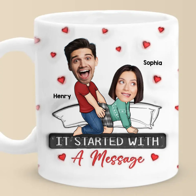 Custom Photo You're My Favorite Cardio Workout - Couple Personalized Custom 3D Inflated Effect Printed Mug - Gift For Husband Wife, Anniversary