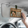 Custom Photo God Blessed Us With Each Other - Couple Personalized Custom Car Visor Clip - Gift For Husband Wife, Anniversary