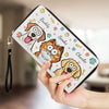 Peeking Paws, Little Jaws - Dog & Cat Personalized Custom 3D Inflated Effect Printed Leather Long Wallet -  Gift For Pet Owners, Pet Lovers