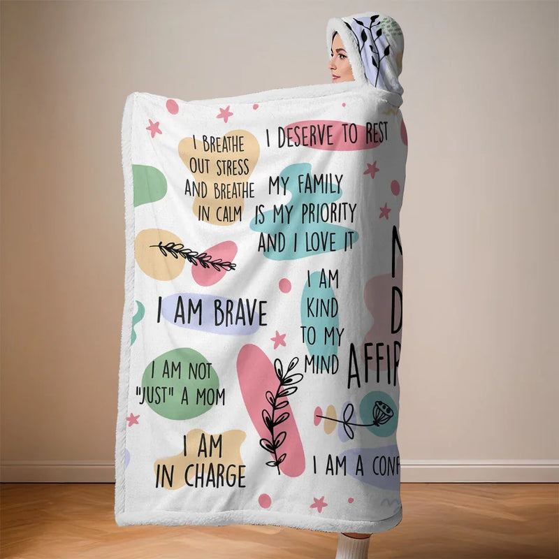 My Family Is My Priority And I Love It - Family Personalized Custom Snuggle Blanket, Hoodie Blanket - Gift For Mom, Yourself