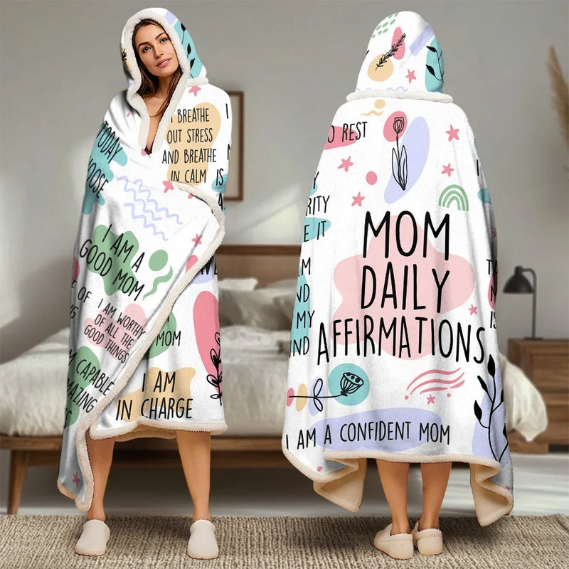 My Family Is My Priority And I Love It - Family Personalized Custom Snuggle Blanket, Hoodie Blanket - Gift For Mom, Yourself