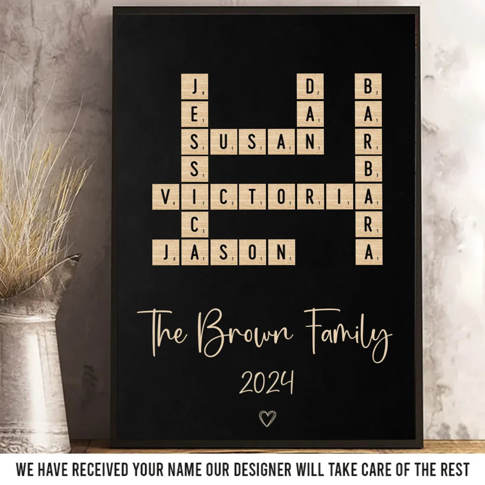 Together, We Celebrate The Magic Of The Season - Family Personalized Custom Vertical Poster - Gift For Family Members