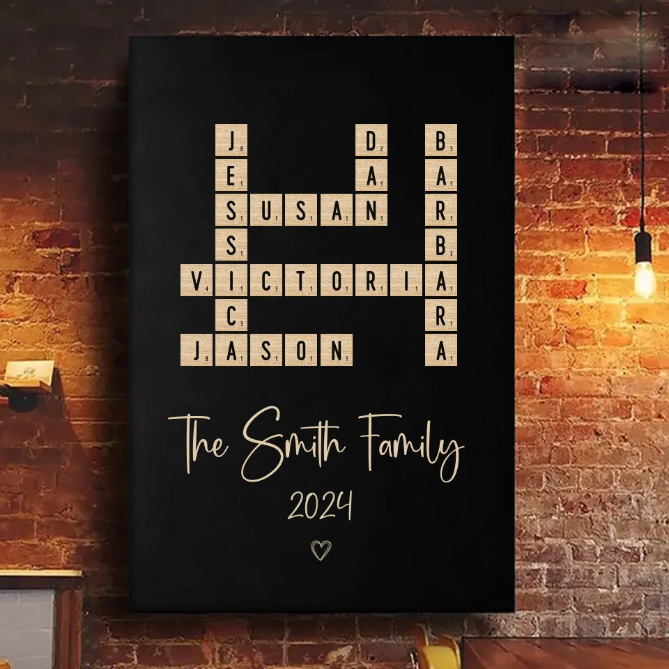Creating Memories - Family Personalized Custom Vertical Canvas - Gift For Family Members