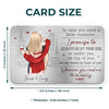 My Partner In Wine - Couple Personalized Custom Aluminum Wallet Card - Gift For Husband Wife, Anniversary