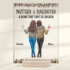 Un lien indéfectible - Plaque rectangulaire personnalisée en acrylique pour famille - Cadeau pour maman et fille