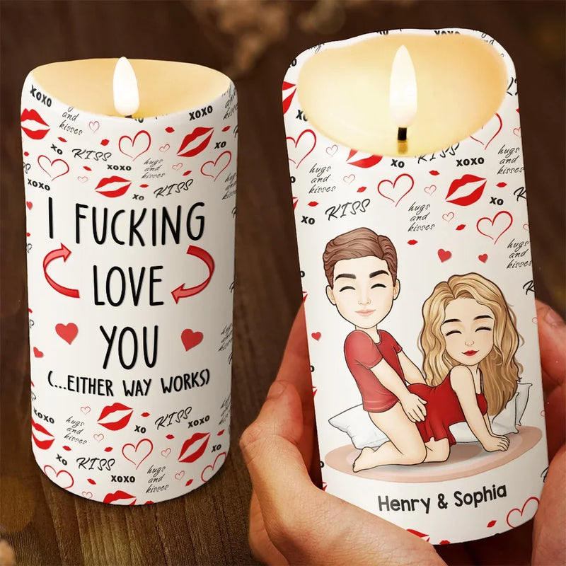 You’re The Best Part Of My Every Day - Couple Personalized Custom LED Candle - Gift For Husband Wife, Anniversary