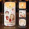 You’re The Best Part Of My Every Day - Couple Personalized Custom LED Candle - Gift For Husband Wife, Anniversary