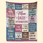 I Am My Child’s Safe Place - Affirmation Personalized Custom Blanket - Gift For Mom, Yourself