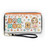Life Is Better With A Loyal Companion - Dog & Cat Personalized Custom 3D Inflated Effect Printed Leather Long Wallet -  Gift For Mom, Dog Lovers