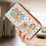 Life Is Better With A Loyal Companion - Dog & Cat Personalized Custom 3D Inflated Effect Printed Leather Long Wallet -  Gift For Mom, Dog Lovers