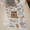 I Love All Parts Of Me - Affirmation Personalized Custom Blanket - Gift For Mom, Family Members, Yourself