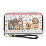 Unconditional Love Comes With Four Paws - Dog & Cat Personalized Custom 3D Inflated Effect Printed Leather Long Wallet -  Gift For Pet Owners, Pet Lovers