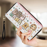 Unconditional Love Comes With Four Paws - Dog & Cat Personalized Custom 3D Inflated Effect Printed Leather Long Wallet -  Gift For Pet Owners, Pet Lovers