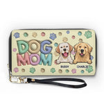 Paws And Love Make Everything Better - Dog & Cat Personalized Custom 3D Inflated Effect Printed Leather Long Wallet -  Gift For Pet Owners, Pet Lovers