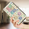 Happiness Is A Warm Paw - Dog & Cat Personalized Custom 3D Inflated Effect Printed Leather Long Wallet -  Gift For Pet Owners, Pet Lovers