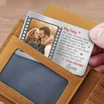 Custom Photo Romantic Couple Gifts - Personalized Aluminum Wallet Card