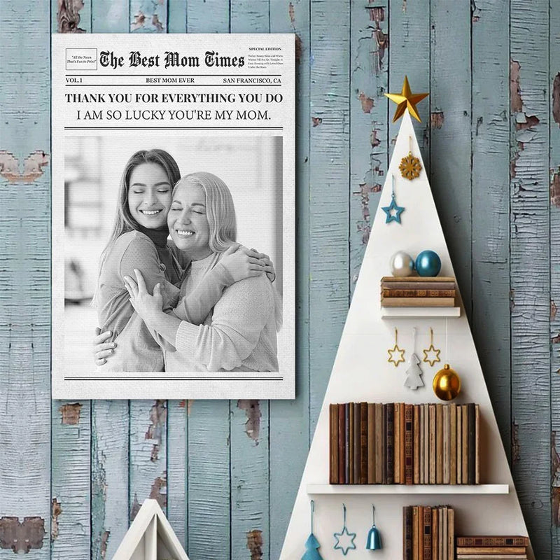 Custom Photo Forever Grateful For Your Endless Love - Family Personalized Custom Vertical Poster - Gift For Mom