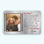 Custom Photo Romantic Couple Gifts - Personalized Aluminum Wallet Card