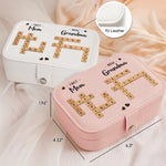 Being Your Mother Was A Gift - Family Personalized Custom Jewelry Case - Gift For Mom, Grandma