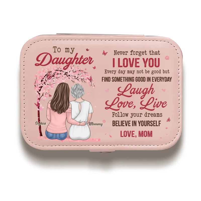 Find Something Good In Everyday - Family Personalized Custom Jewelry Case - Gift For Mom, Grandma
