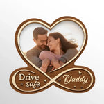 Custom Photo All Of Me Loves All Of You - Couple Personalized Custom Car Visor Clip - Gift For Husband Wife, Anniversary