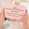 Mama Bear - Family Personalized Custom Jewelry Case - Gift For Mom, Grandma