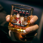 Custom Name Funny Couple Gifts - Personalized Whiskey Glass