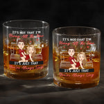 Custom Name Funny Couple Gifts - Personalized Whiskey Glass