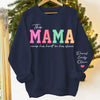 A Garden Of Love Grows In A Grandma's Heart - Family Personalized Custom Unisex Sweatshirt, Hoodie With Design On Sleeve - Gift For Mom, Grandma
