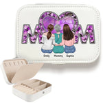Custom Name Mom Family Gifts - Personalized Jewelry Case