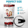To Me, You Are Perfect - Couple Personalized Custom Tumbler - Gift For Husband Wife, Anniversary